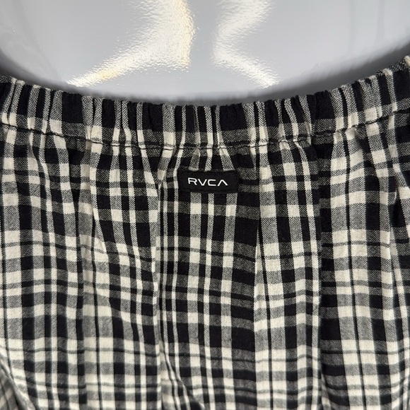 RVCA Mavis Mini Dress Black and White A-Line Mini Dress size S NEW - Picture 12 of 13